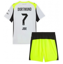 Maillot de football Réplique Borussia Dortmund Jobe Bellingham #7 Extérieur Enfant 2025-26 Manche Courte (+ Pantalon court)