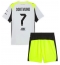 Maillot de football Réplique Borussia Dortmund Jobe Bellingham #7 Extérieur Enfant 2025-26 Manche Courte (+ Pantalon court)