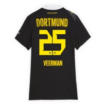 Maillot de football Réplique Borussia Dortmund Joey Veerman #25 Extérieur Femme 2026-27 Manche Courte