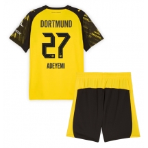 Maillot de football Réplique Borussia Dortmund Karim Adeyemi #27 Domicile Enfant 2025-26 Manche Courte (+ Pantalon court)