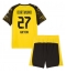 Maillot de football Réplique Borussia Dortmund Karim Adeyemi #27 Domicile Enfant 2025-26 Manche Courte (+ Pantalon court)