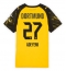Maillot de football Réplique Borussia Dortmund Karim Adeyemi #27 Domicile Femme 2025-26 Manche Courte
