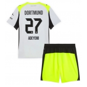 Maillot de football Réplique Borussia Dortmund Karim Adeyemi #27 Extérieur Enfant 2025-26 Manche Courte (+ Pantalon court)