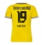 Maillot de football Réplique Borussia Dortmund Konstantinos Karetsas #19 Domicile Femme 2026-27 Manche Courte