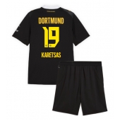 Maillot de football Réplique Borussia Dortmund Konstantinos Karetsas #19 Extérieur Enfant 2026-27 Manche Courte (+ Pantalon court)