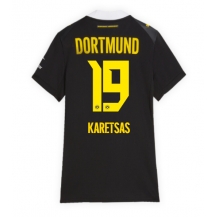 Maillot de football Réplique Borussia Dortmund Konstantinos Karetsas #19 Extérieur Femme 2026-27 Manche Courte