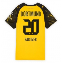 Maillot de football Réplique Borussia Dortmund Marcel Sabitzer #20 Domicile Femme 2025-26 Manche Courte