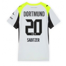 Maillot de football Réplique Borussia Dortmund Marcel Sabitzer #20 Extérieur Femme 2025-26 Manche Courte