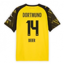 Maillot de football Réplique Borussia Dortmund Maximilian Beier #14 Domicile 2025-26 Manche Courte