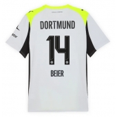 Maillot de football Réplique Borussia Dortmund Maximilian Beier #14 Extérieur 2025-26 Manche Courte