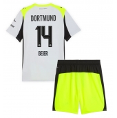 Maillot de football Réplique Borussia Dortmund Maximilian Beier #14 Extérieur Enfant 2025-26 Manche Courte (+ Pantalon court)