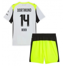 Maillot de football Réplique Borussia Dortmund Maximilian Beier #14 Extérieur Enfant 2025-26 Manche Courte (+ Pantalon court)