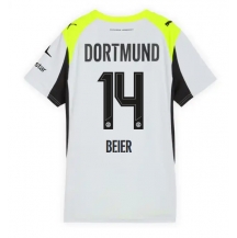 Maillot de football Réplique Borussia Dortmund Maximilian Beier #14 Extérieur Femme 2025-26 Manche Courte