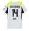 Maillot de football Réplique Borussia Dortmund Maximilian Beier #14 Extérieur Femme 2025-26 Manche Courte