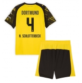 Maillot de football Réplique Borussia Dortmund Nico Schlotterbeck #4 Domicile Enfant 2025-26 Manche Courte (+ Pantalon court)