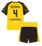 Maillot de football Réplique Borussia Dortmund Nico Schlotterbeck #4 Domicile Enfant 2025-26 Manche Courte (+ Pantalon court)