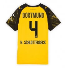 Maillot de football Réplique Borussia Dortmund Nico Schlotterbeck #4 Domicile Femme 2025-26 Manche Courte