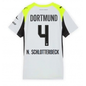 Maillot de football Réplique Borussia Dortmund Nico Schlotterbeck #4 Extérieur Femme 2025-26 Manche Courte