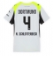 Maillot de football Réplique Borussia Dortmund Nico Schlotterbeck #4 Extérieur Femme 2025-26 Manche Courte