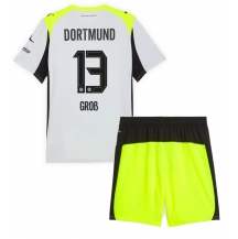 Maillot de football Réplique Borussia Dortmund Pascal Gross #13 Extérieur Enfant 2025-26 Manche Courte (+ Pantalon court)