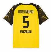 Maillot de football Réplique Borussia Dortmund Ramy Bensebaini #5 Domicile 2025-26 Manche Courte