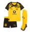 Maillot de football Réplique Borussia Dortmund Ramy Bensebaini #5 Domicile Enfant 2025-26 Manche Courte (+ Pantalon court)