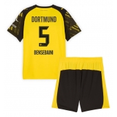 Maillot de football Réplique Borussia Dortmund Ramy Bensebaini #5 Domicile Enfant 2025-26 Manche Courte (+ Pantalon court)