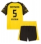 Maillot de football Réplique Borussia Dortmund Ramy Bensebaini #5 Domicile Enfant 2025-26 Manche Courte (+ Pantalon court)