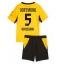 Maillot de football Réplique Borussia Dortmund Ramy Bensebaini #5 Domicile Enfant 2026-27 Manche Courte (+ Pantalon court)