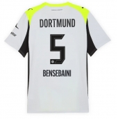 Maillot de football Réplique Borussia Dortmund Ramy Bensebaini #5 Extérieur 2025-26 Manche Courte