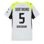 Maillot de football Réplique Borussia Dortmund Ramy Bensebaini #5 Extérieur Femme 2025-26 Manche Courte