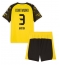 Maillot de football Réplique Borussia Dortmund Waldemar Anton #3 Domicile Enfant 2025-26 Manche Courte (+ Pantalon court)