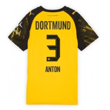 Maillot de football Réplique Borussia Dortmund Waldemar Anton #3 Domicile Femme 2025-26 Manche Courte