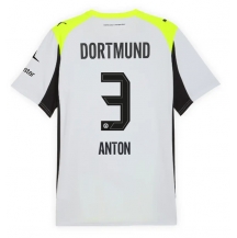 Maillot de football Réplique Borussia Dortmund Waldemar Anton #3 Extérieur 2025-26 Manche Courte