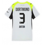 Maillot de football Réplique Borussia Dortmund Waldemar Anton #3 Extérieur Femme 2025-26 Manche Courte