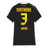 Maillot de football Réplique Borussia Dortmund Waldemar Anton #3 Extérieur Femme 2026-27 Manche Courte