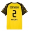 Maillot de football Réplique Borussia Dortmund Yan Couto #2 Domicile 2025-26 Manche Courte