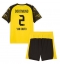 Maillot de football Réplique Borussia Dortmund Yan Couto #2 Domicile Enfant 2025-26 Manche Courte (+ Pantalon court)