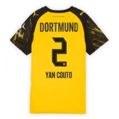 Maillot de football Réplique Borussia Dortmund Yan Couto #2 Domicile Femme 2025-26 Manche Courte