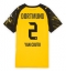 Maillot de football Réplique Borussia Dortmund Yan Couto #2 Domicile Femme 2025-26 Manche Courte