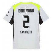 Maillot de football Réplique Borussia Dortmund Yan Couto #2 Extérieur 2025-26 Manche Courte