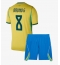 Maillot de football Réplique Brazil Bruno Guimaraes #8 Domicile Enfant Mondial 2026 Manche Courte (+ Pantalon court)