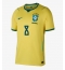 Maillot de football Réplique Brazil Bruno Guimaraes #8 Domicile Mondial 2026 Manche Courte