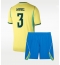 Maillot de football Réplique Brazil Gabriel Magalhaes #3 Domicile Enfant Mondial 2026 Manche Courte (+ Pantalon court)