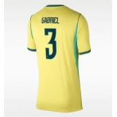 Maillot de football Réplique Brazil Gabriel Magalhaes #3 Domicile Femme Mondial 2026 Manche Courte