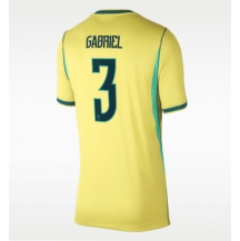 Maillot de football Réplique Brazil Gabriel Magalhaes #3 Domicile Femme Mondial 2026 Manche Courte
