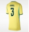 Maillot de football Réplique Brazil Gabriel Magalhaes #3 Domicile Femme Mondial 2026 Manche Courte