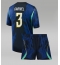 Maillot de football Réplique Brazil Gabriel Magalhaes #3 Extérieur Enfant Mondial 2026 Manche Courte (+ Pantalon court)