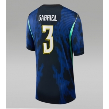 Maillot de football Réplique Brazil Gabriel Magalhaes #3 Extérieur Femme Mondial 2026 Manche Courte