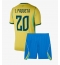 Maillot de football Réplique Brazil Lucas Paqueta #20 Domicile Enfant Mondial 2026 Manche Courte (+ Pantalon court)